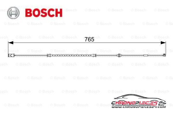 Achat de BOSCH 1 987 473 018 Contact d'avertissement, usure des plaquettes de frein pas chères