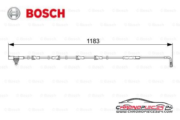 Achat de BOSCH 1 987 473 031 Contact d'avertissement, usure des plaquettes de frein pas chères