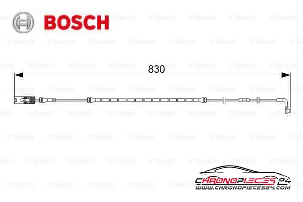 Achat de BOSCH 1 987 473 043 Contact d'avertissement, usure des plaquettes de frein pas chères