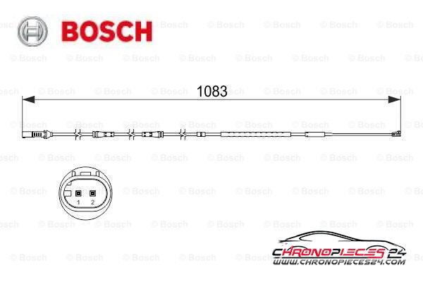 Achat de BOSCH 1 987 473 500 Contact d'avertissement, usure des plaquettes de frein pas chères