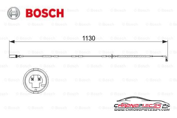 Achat de BOSCH 1 987 473 505 Contact d'avertissement, usure des plaquettes de frein pas chères