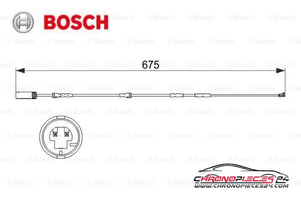 Achat de BOSCH 1 987 473 516 Contact d'avertissement, usure des plaquettes de frein pas chères