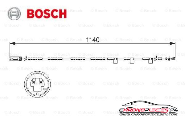 Achat de BOSCH 1 987 473 525 Contact d'avertissement, usure des plaquettes de frein pas chères