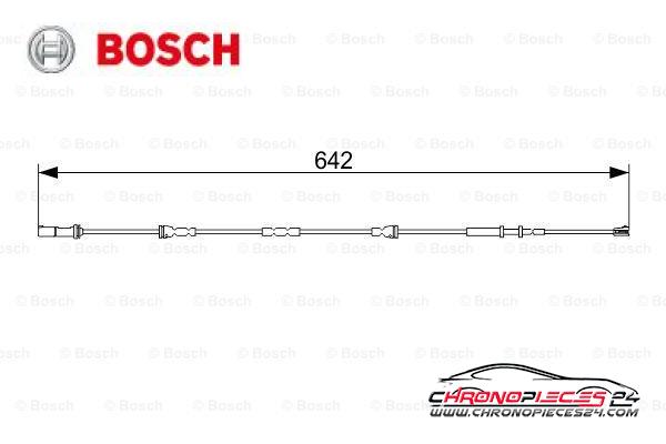 Achat de BOSCH 1 987 473 544 Contact d'avertissement, usure des plaquettes de frein pas chères