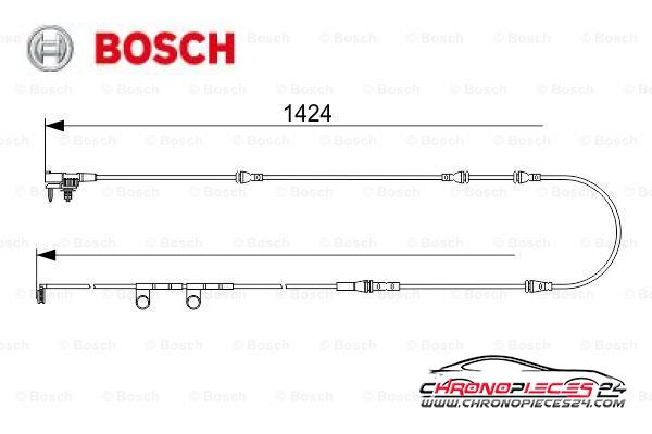 Achat de BOSCH 1 987 473 581 Contact d'avertissement, usure des plaquettes de frein pas chères