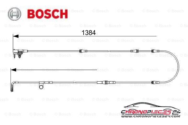 Achat de BOSCH 1 987 473 582 Contact d'avertissement, usure des plaquettes de frein pas chères