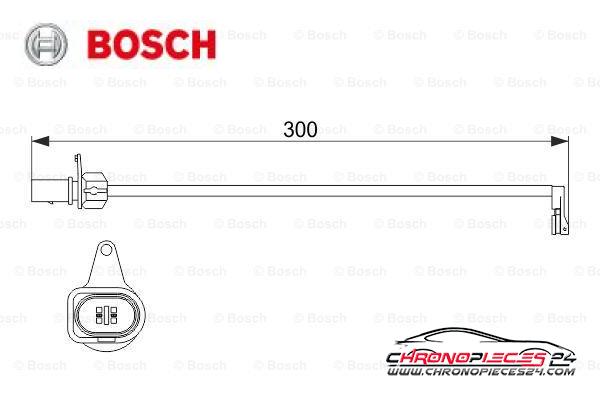 Achat de BOSCH 1 987 474 505 Contact d'avertissement, usure des plaquettes de frein pas chères