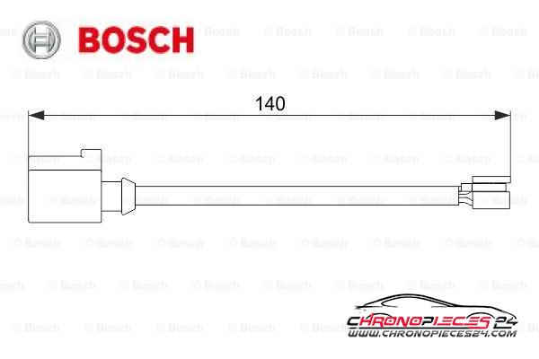 Achat de BOSCH 1 987 474 566 Contact d'avertissement, usure des plaquettes de frein pas chères