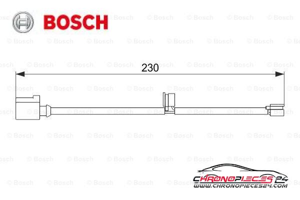 Achat de BOSCH 1 987 474 569 Contact d'avertissement, usure des plaquettes de frein pas chères