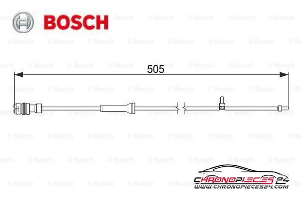 Achat de BOSCH 1 987 474 592 Contact d'avertissement, usure des plaquettes de frein pas chères