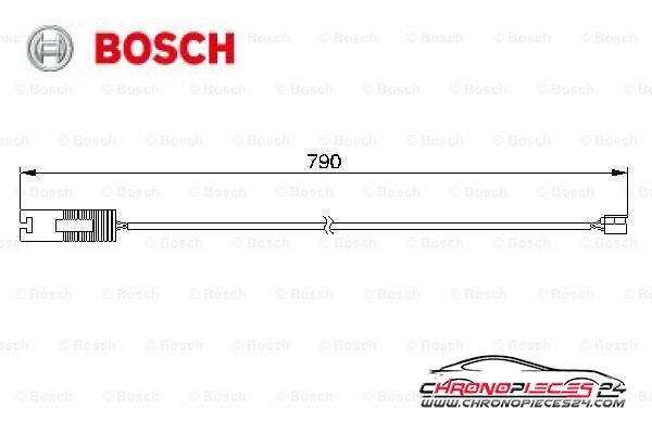 Achat de BOSCH 1 987 474 926 Contact d'avertissement, usure des plaquettes de frein pas chères