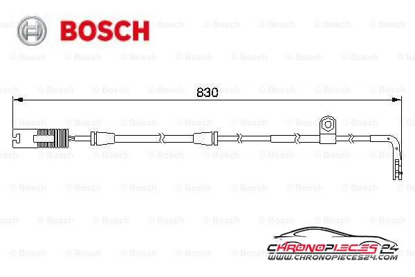 Achat de BOSCH 1 987 474 958 Contact d'avertissement, usure des plaquettes de frein pas chères