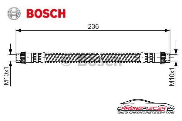 Achat de BOSCH 1 987 476 148 Flexible de frein pas chères