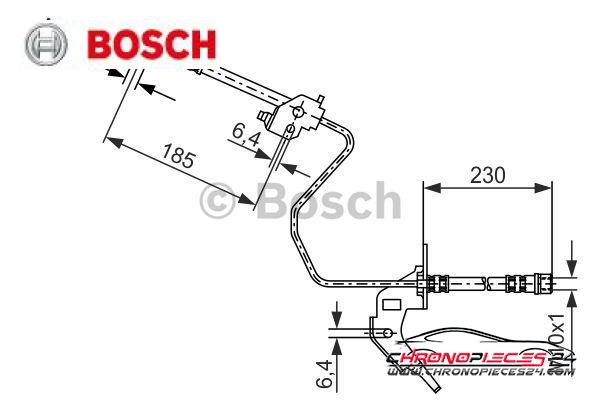 Achat de BOSCH 1 987 476 200 Flexible de frein pas chères