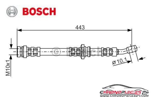 Achat de BOSCH 1 987 476 909 Flexible de frein pas chères