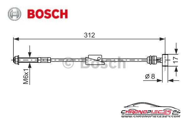 Achat de BOSCH 1 987 477 517 Tirette à câble, frein de stationnement pas chères