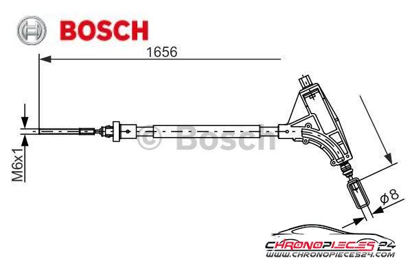 Achat de BOSCH 1 987 477 871 Tirette à câble, frein de stationnement pas chères