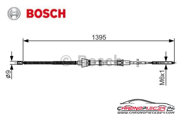 Achat de BOSCH 1 987 477 883 Tirette à câble, frein de stationnement pas chères