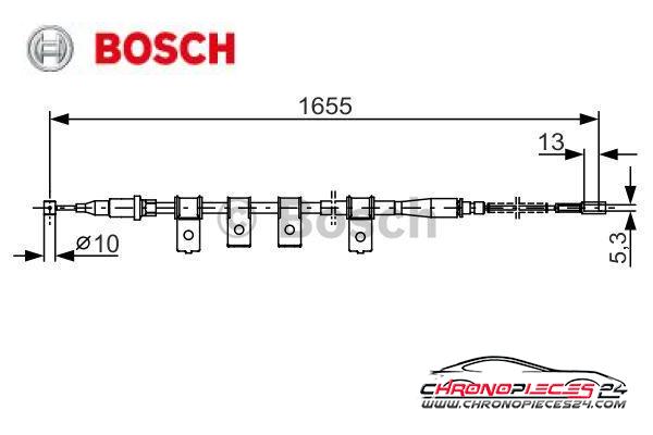 Achat de BOSCH 1 987 477 920 Tirette à câble, frein de stationnement pas chères