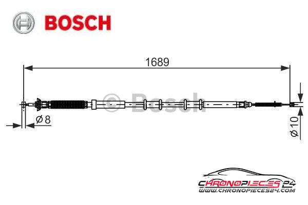 Achat de BOSCH 1 987 477 975 Tirette à câble, frein de stationnement pas chères