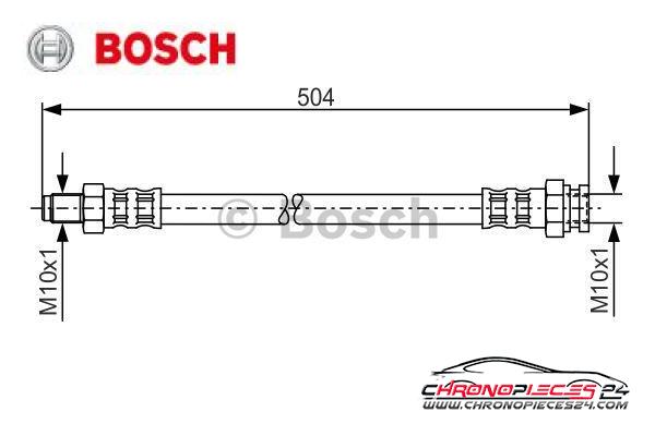 Achat de BOSCH 1 987 481 034 Flexible de frein pas chères