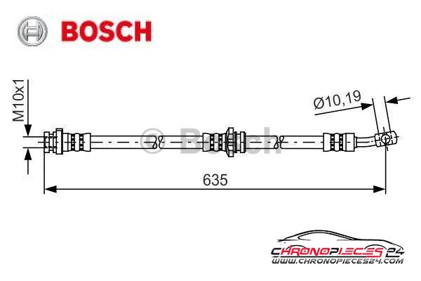 Achat de BOSCH 1 987 481 432 Flexible de frein pas chères