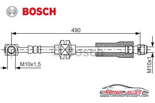 Achat de BOSCH 1 987 481 809 Flexible de frein pas chères