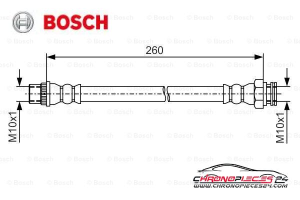 Achat de BOSCH 1 987 481 996 Flexible de frein pas chères