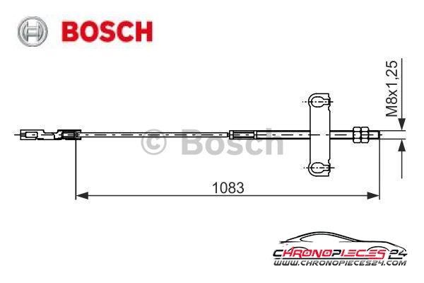 Achat de BOSCH 1 987 482 194 Tirette à câble, frein de stationnement pas chères