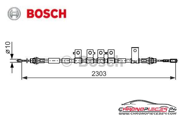 Achat de BOSCH 1 987 482 403 Tirette à câble, frein de stationnement pas chères