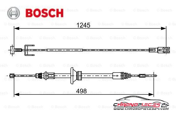 Achat de BOSCH 1 987 482 524 Tirette à câble, frein de stationnement pas chères