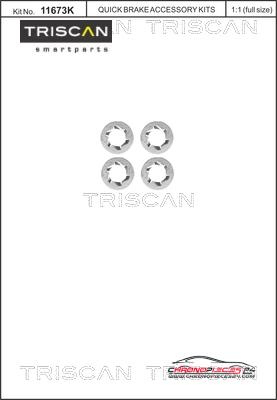 Achat de TRISCAN 8105 116014 Vis, disque de frein  pas chères