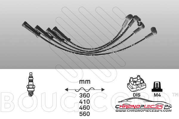 Achat de BOUGICORD 1429 Kit de câbles d'allumage pas chères