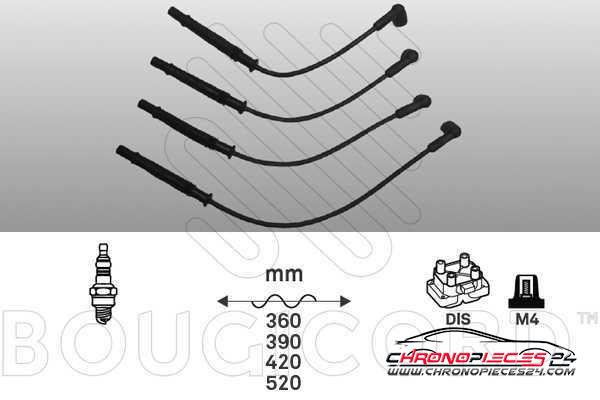 Achat de BOUGICORD 1444 Kit de câbles d'allumage pas chères