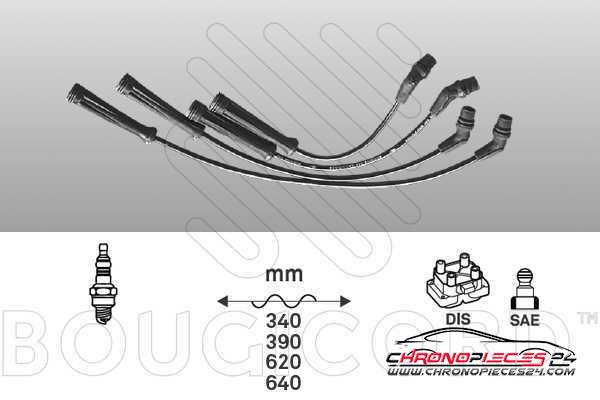 Achat de BOUGICORD 2457 Kit de câbles d'allumage pas chères