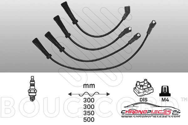 Achat de BOUGICORD 2458 Kit de câbles d'allumage pas chères