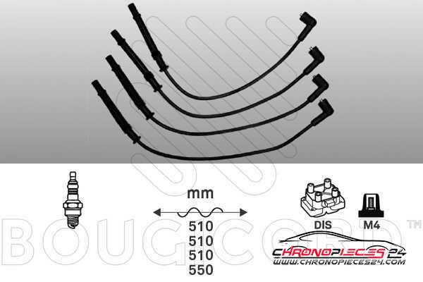 Achat de BOUGICORD 8114 Kit de câbles d'allumage pas chères