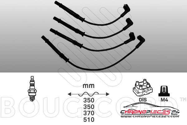 Achat de BOUGICORD 8115 Kit de câbles d'allumage pas chères