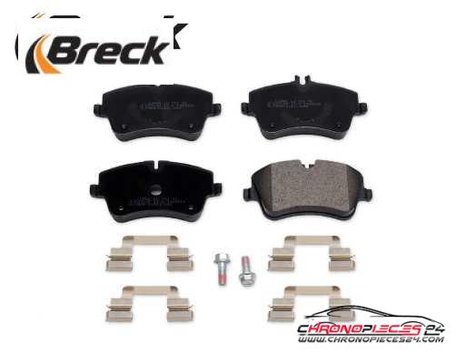 Achat de BRECK 23144 00 701 20 Kit de plaquettes de frein, frein à disque pas chères