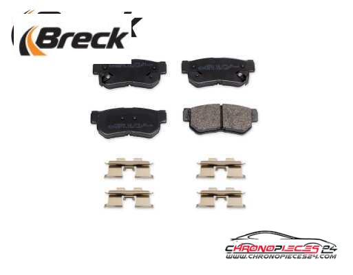 Achat de BRECK 23543 00 704 10 Kit de plaquettes de frein, frein à disque pas chères