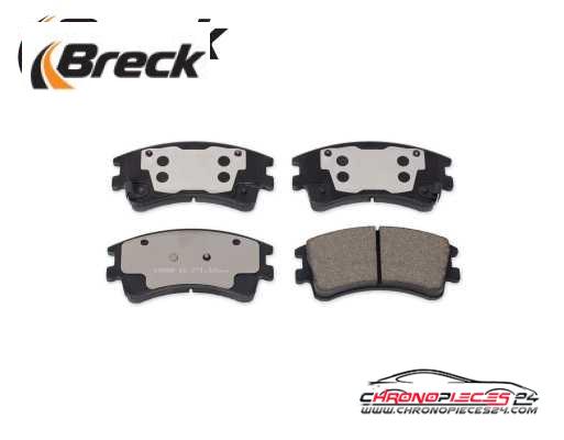 Achat de BRECK 24046 00 701 10 Kit de plaquettes de frein, frein à disque pas chères