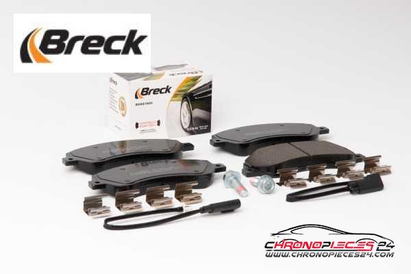 Achat de BRECK 24484 00 703 10 Kit de plaquettes de frein, frein à disque pas chères