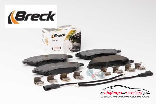 Achat de BRECK 24485 00 703 10 Kit de plaquettes de frein, frein à disque pas chères