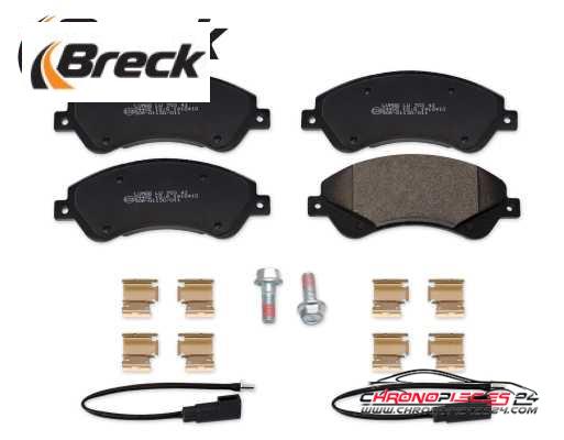 Achat de BRECK 24485 00 703 10 Kit de plaquettes de frein, frein à disque pas chères