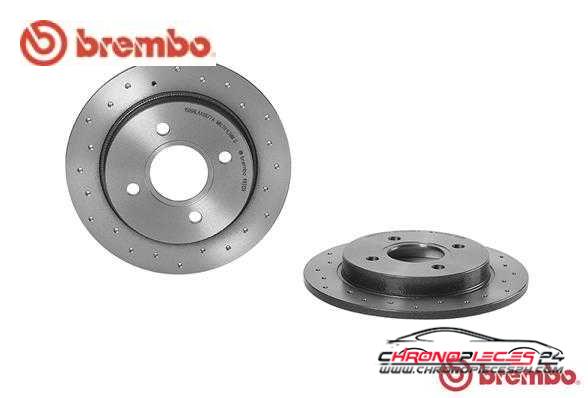 Achat de BREMBO 08.4931.2X Disque de frein pas chères