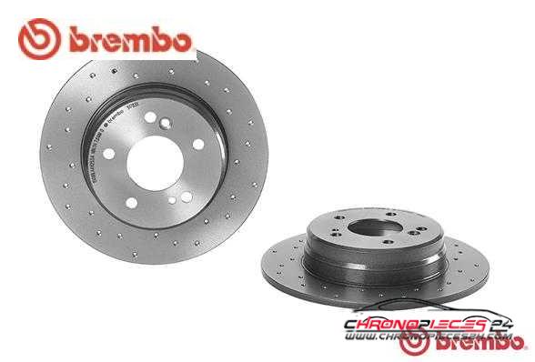 Achat de BREMBO 08.5178.3X Disque de frein pas chères