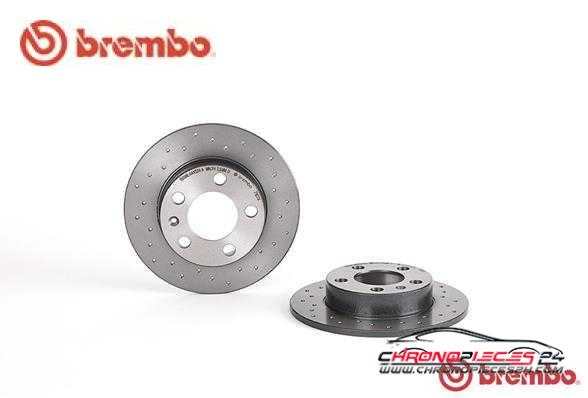 Achat de BREMBO 08.7165.1X Disque de frein pas chères