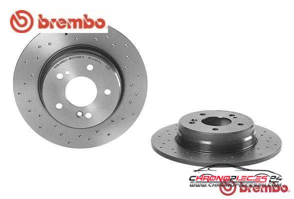 Achat de BREMBO 08.7211.2X Disque de frein pas chères