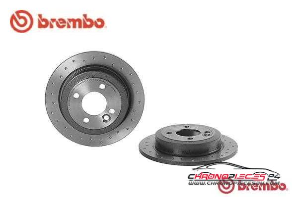 Achat de BREMBO 08.9163.1X Disque de frein pas chères