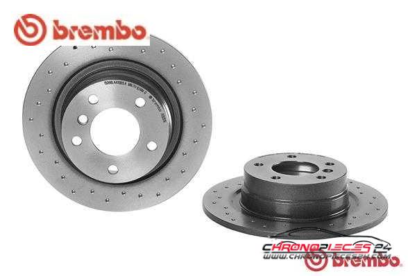 Achat de BREMBO 08.A205.1X Disque de frein pas chères